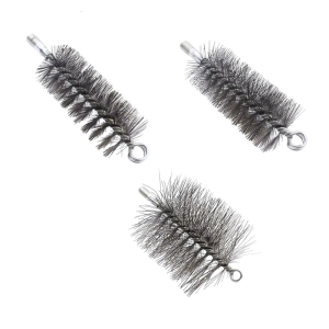 Oxidation Resistant Flue Cleaning Tool Steel Hair Brush For Combustion Stove Firepit Pipe Particulate Removal