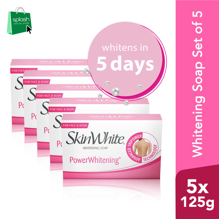 SkinWhite PowerWhitening Soap 125g set of 5 Lazada PH