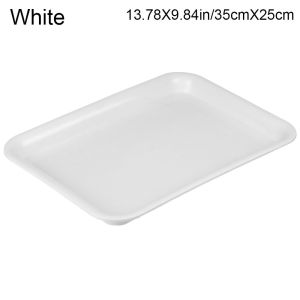 W0AGZ4J2 1Pcs Plastic Flower Pot Rectangle Plastic Tray Saucers Indoor Outdoor Drip Trays Plant Saucer