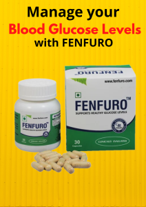 Fenfuro - Supports Blood Glucose Levels | Plant-based | Clinically Proven & Evaluated | Patented [one box 30 capsules ]
