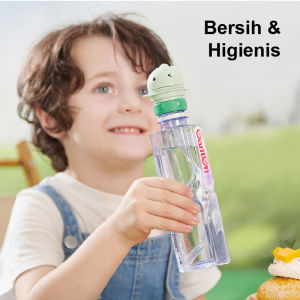 TUTUP BOTOL MINUMAN BAYI ANTI TUMPAH DENGAN SEDOTAN / TUTUP SEDOTAN