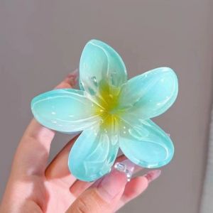 Hawaiian Colorful Flower Hair Clip Beach Hairpin Barrettes Accessories for Girls