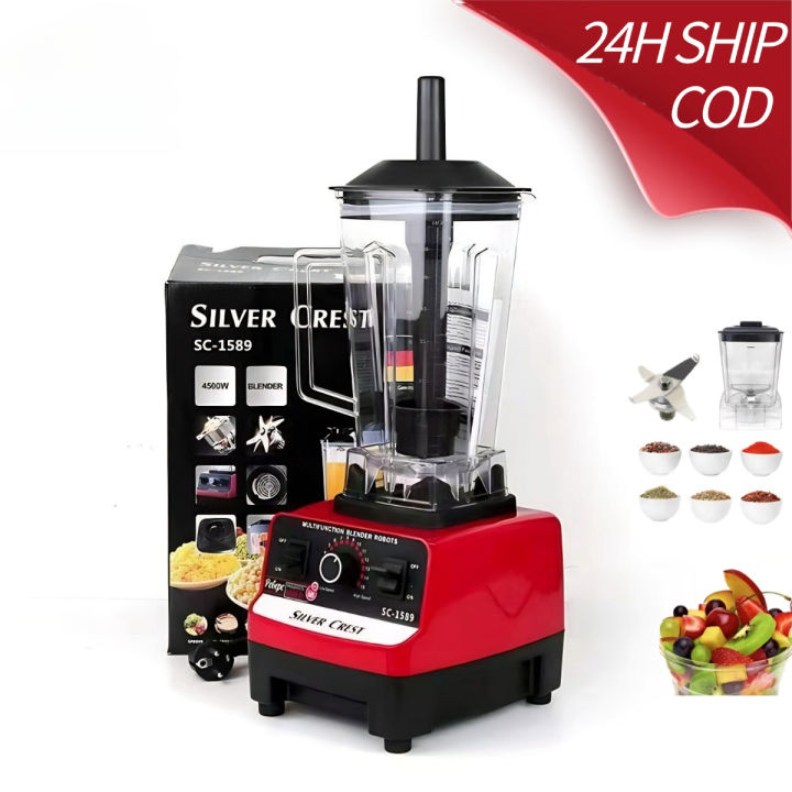 4500W Heavy Duty 2L Blender Pengisar Tugas Berat Mixer Juicer High ...