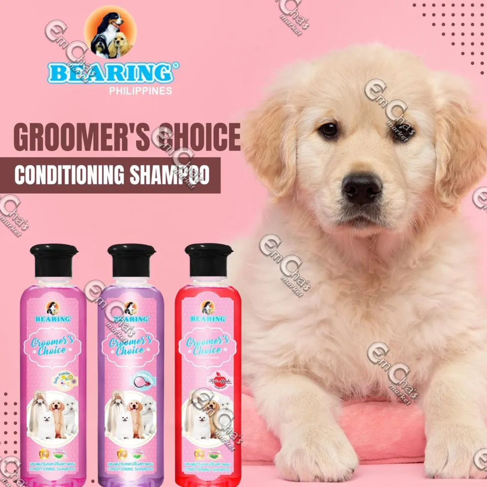 Bearing BABY POWDER SCENT Groomer s Choice SHAMPOO for All Types of Dog Breeds 360ml agr Lazada PH