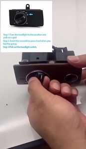 Dash Headlight Control Switch Cover for Benz W211 E-Class