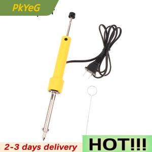 PkYeG Electrothermal Vacuum Solder Sucker 110-220V EU US Durable Desoldering Pump Soldering Iron Pen Dual Purpose Repair Tool