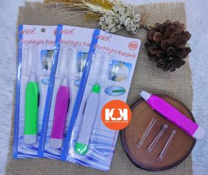 KOREK KUPING SENTER LED POLOS / FLASHLIGHT EARPICK / KOREK KUPING LED / PEMBERSIH TELINGA SENTER LED / PEMBERSIH TELINGA LED / KOREK KUPING LAMPU / PEMBERSIH TELINGA LAMPU