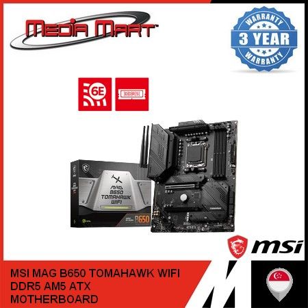 [CPU BUNDLE] MSI ATX MOTHERBOARD MAG B650 TOMAHAWK WIFI DDR5 BUNDLE ...