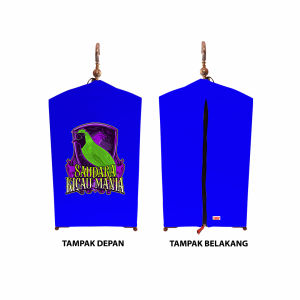 PROMO!!! Kerodong Sablon CUCAK IJO SKM Penutup Sangkar Kotak Single & Dobel No 1 2 3 Eka Jaya