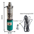 Pompa Celup Sumur Mini DC 12 V Submersibel Tanam 30 Meter Pompa Sumur Kedalaman 30 Merter Pompa Sibel Celup Pompa Sumur Bor 3Inch. 