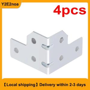 【Local shipping】 4 8Pcs Angle Code Flight Case L Brace Tour Case Side Corner Protector 6 Hole Right Angle Code Angle Fixed Brackets