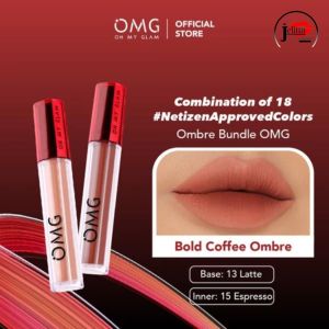 OMG Oh My Glam OMBRE Shade Bundle Matte Last Lip Cream BEST MATCH!!!!