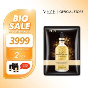 [ BPOM ] - VEZE Sheet Mask 24k Pure Gold Hyaluronic Acid Facial Mask Treatment Wajah 25g