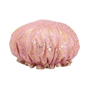 Mũ tắm thời trang với cạnh đàn hồi và thiết kế hai lớp cho phụ nữ thích hợp cho phòng tắm và Thẩm mỹ viện