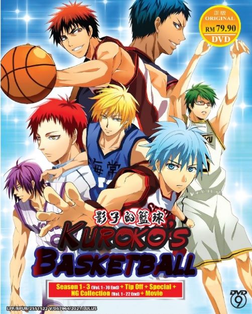 Kuroko s Basketball Season 1 3 Movie Anime DVD Kuroko No Basket