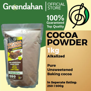 Greendahan Cacao | Cocoa Powder (Unsweetened) 1kg -Alkalized From Davao Keto Friendly