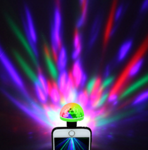 [HCM]Đèn Led vũ trường mini cảm ứng theo nhạc cắm cổng usb thiết kế nhỏ gọn với bóng led thông minh chiếu sáng xa