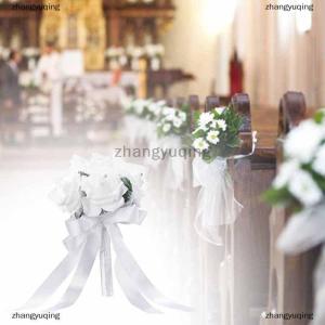 [COD] zhangyuqing Hand Bunch Bridal Holding Flower Artificial Rose Silk Bouquet Bridesmaid Decor