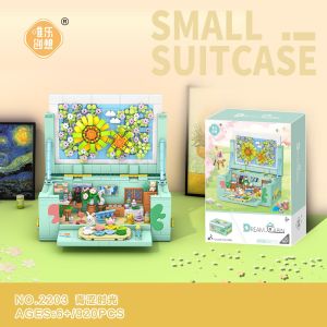 ใหม่สไตล์ INS บ้านวิวถนนประกอบบล็อกของเล่นเพื่อการศึกษาสำหรับเด็กปริศนาสำหรับเด็กผู้หญิงของขวัญStreet View Micro Block ของน่ารักๆของขวัญ DIY บล็อกตัวต่อ ตัวต่อ