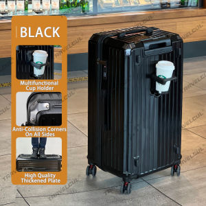 MOYU กระเป๋าเดินทาง กระเป๋าล้อลาก 20/26/30นิ้ว รุ่นซิปล็อครหัสได้ วัสดุABS+PC 360 องศา ทนสุดๆ พร้อมส่งในไทย