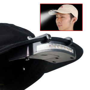 Senter Klip Topi Jepit 11 LED Clip Headlamp Kepala Baterai Portable M1801