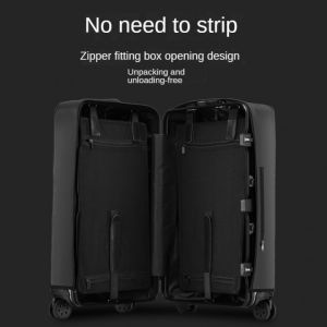 Sarung Cover Koper Penutup Pelindung Luggage 22 In Elastis Transparan