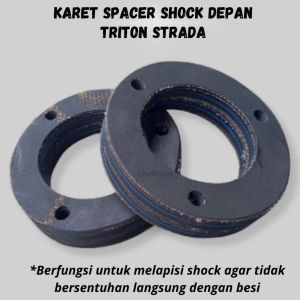 Karet spacer shock depan Triton tebal 1cm - 4cm  set 2pcs .