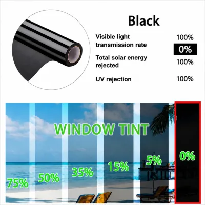 Carbon Window Film Heat Shield UV Block Tinted Glass Sticker Car & Home Glass Film