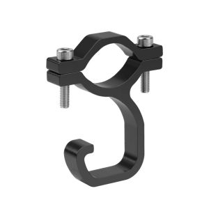 MUSCLEX 1Pcs Hợp nhôm Móc treo xe đạp Gia công CNC Anốt hóa Móc treo xe máy Móc đôi Móc khóa treo đồ dành cho xe máy điện