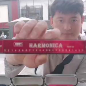 24孔单复音C调口琴初学者自学成人初中生儿童无毒小学生10孔乐器24 Lubang Poliphonik Tunggal C Harmonica Pemula Mengajar Sendiri Pelajar Sekolah Menengah Rendah Dewasa Kanak-kanak Bukan Toksik 10 Lubang Instrumen