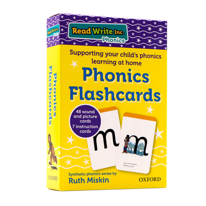 Oxford natural spelling flash card letter learning English original ...