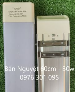 Đèn led bán nguyệt 60cm và 1m2 Bộ Đèn Led Liền Máng bắt tường