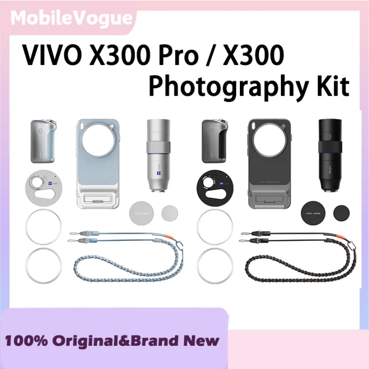 100% Original VIVO X300 Pro Photography Kit VIVOX300 Photography Kit | VIVO Zeiss 2.35x Telephoto Lens | Professional Camera Set Photography Set