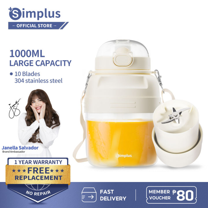 Simplus Juicer Juice Blender Fruit and Vegetables 1000ML Protable