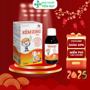 Siro Kẽm ZinC Plus Việt Nhật (Chai 120ml) – Bổ sung Kẽm Lysine Tăng Đề Kháng