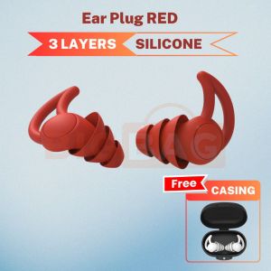 Ear Plug For Sleeping Earplug Anti Noise Penutup Telinga Kalis Bunyi Ear Plug Safety Silicone Ear Plug Swimming Earplugs