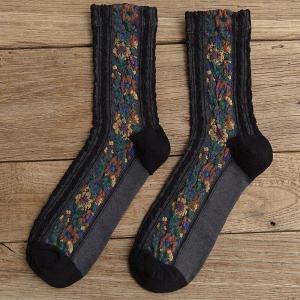 【5 Pairs】Varicose Veins Edema Care Socks Women tube socks vintage socks