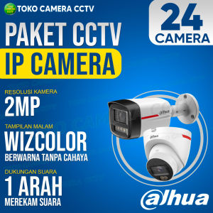 PAKET CCTV IP CAMERA DAHUA 2MP 32 CHANNEL 24 KAMERA