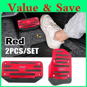 Universal Car Auto Sport Pedal Kit Non Slip Sports Automatic Series Brake Gas Pedal Wira Kancil Saga Vios City Car Accessories