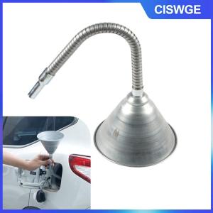 CISWGE Dầu Phễu Với Lọc Màn Hình Kim Loại Phễu Cổ Dài Phễu Vòi Phễu Cho Dầu Ô Tô Xe Nhiên Liệu Chất Lỏng