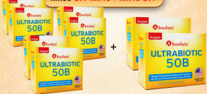 (BUY 3 FREE 1) ASOLUTE ULTRAbiotic 50 Billion CFU 30s / 2x30s Probiotics Digestive Immune