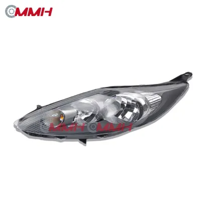 Ford Fiesta ไฟหน้า 2009-2012 Hatchback ไฟหน้าสำหรับ ไฟหน้า โคมไฟหน้า ไฟหน้า​โปรเจค​เตอร์​ โคมไฟหรถยนต์ เลนส์กระจก headlamp headlight front light lens