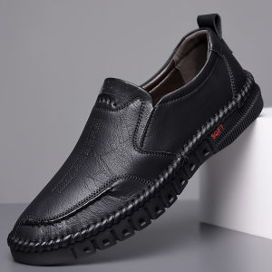 Free Shipping MenS Leather Loafers New Spring/Autumn Collection Soft-Soled Slip-On Style Suitable For Business And Driving Casual MenS Shoes Free Shipping