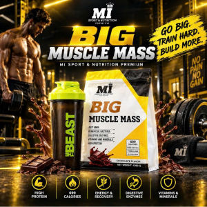 BỘT TĂNG CÂN TĂNG CƠ BIG MUSCLE MASS MI TÚI 1260 G- CHÍNH HÃNG