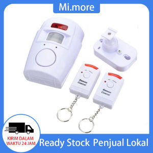 Mi.more Alarm Anti Maling Infra Merah PIR Sensor Gerak dengan 2 Remote Control