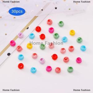 [COD] Home Fashion Lovely Beads Hairpin For Girls Candy Colors Plastic Mini Hair Clips Barrette