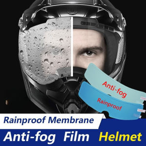 Universal Motorcycle Helmet Anti-fog Film Helmet Rainproof Lens for Motorcycle Visor Fog Resistant Motor Racing Accessories