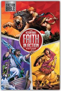 The Action Bible: Faith in Action * Hardcover * Children Storybook * Christian * Chosen Treasure