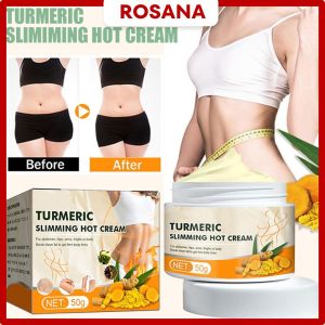 Turmeric Slimming Hot Cream OUHOE 5 Days Fat Burning Cream Body Shaping Fat Burning Weight Loss 50g
