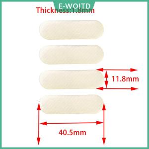 【E-WOITD】 4PCS Black Rubber Feet Thickness 1.8mm Anti-slip Self-adhesive Silicone Shockproof Protective Pad For Keyboard Base Cabinet